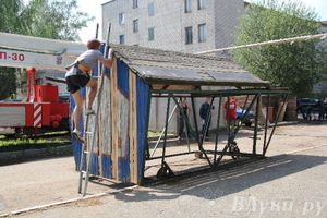 В Великих Луках прошли соревнования среди пожарных