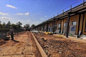 Будущий госпиталь готов почти на три четверти (ФОТО)