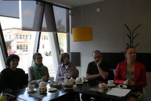 Великолукские школьники посетили "Литературное кафе"