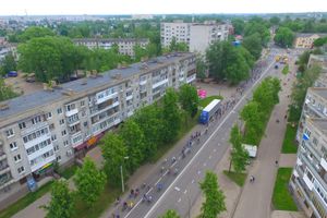 За «Велопарадом» в Великих Луках следили с воздуха (ФОТО)