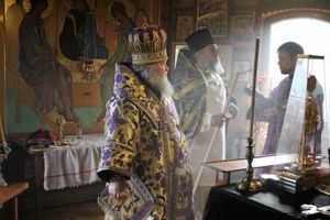 Епископ Сергий (Булатников) совершил освящение храма Казанской иконы Божией Матери села Шульги (фото)