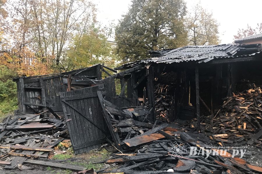 В результате поджога в Великих Луках пострадал 1 человек (ФОТО)