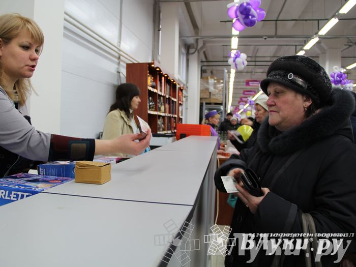 Открытие супермаркета «Тележка» в Великих Луках