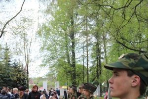 Торжественный митинг на мемориальном воинском захоронении