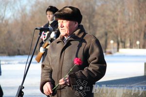 90-летие со дня рождения Александра Матросова. Митинг и возложение цветов к памятнику