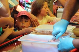 В городском парке Великих Лук прошёл День мороженого