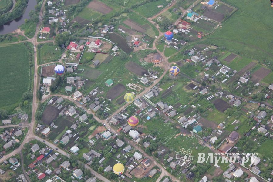 Общий старт аэростатов из крепости 9 июня
