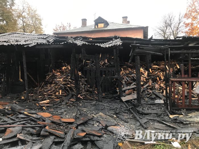 В результате поджога в Великих Луках пострадал 1 человек (ФОТО)