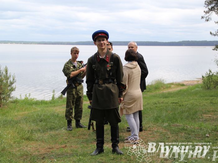 Торжественная церемония закладки Камня Памяти у деревни Каськово