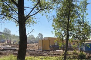 Будущий госпиталь «обзавелся» стенами (ФОТО)