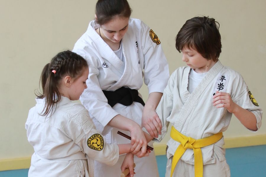 Ученики школы Дзюшин-рю кэмпо каратэ постигали искусство кобудзюцу (ФОТО)