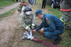 Пожарная эстафета в «Походе Первокурсника-2016» (ФОТО)