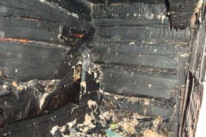 В Великих Луках горела баня (фото)