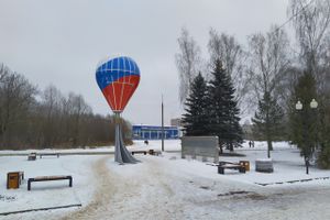 В Великих Луках появился знак воздухоплаванию (ФОТО)