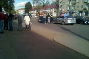 ДТП на проспекте Октябрьском (ФОТО)