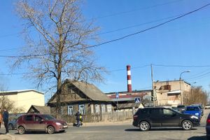 Из-за ДТП на Мурманской образовалась пробка (ФОТО)