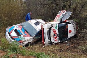 Сразу шесть экипажей вылетели с трассы на ралли «Пушкинские Горы-2020» (ФОТО, ВИДЕО)