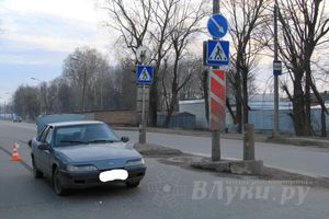 В Великих Луках сбит пешеход (фото)