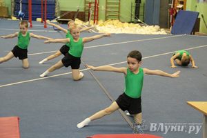 В Великих Луках состоялось Первенство по командной гимнастике (фото)