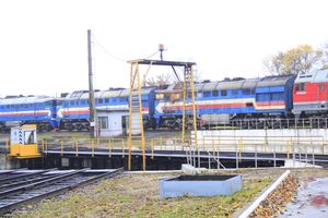 Великолукские школьники почувствовали себя машинистами (ФОТО)