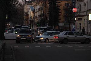 ДТП на перекрёстке Ленина-Зверева (ФОТО)