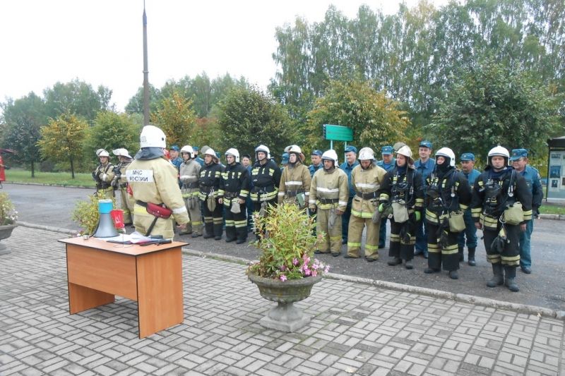 В здании научно-культурного центра музея-заповедника А.С. Пушкина «Михайловское» потушен условный пожар (фото)