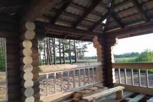 В «Парке без границ» появляются беседки (ФОТО)