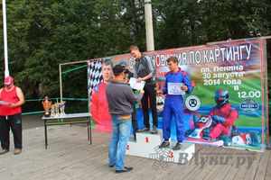 ​Великолучанин Николай Маркевич стал серебряным призером чемпионата г. Великие Луки по картингу (фото)