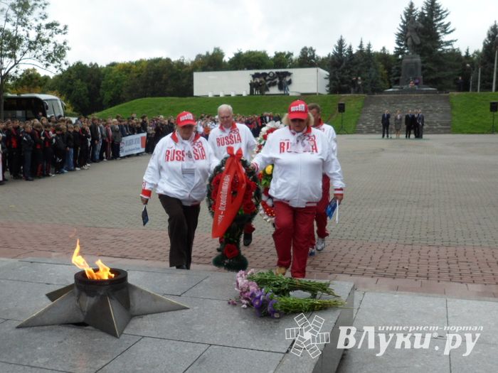 Великие Луки встретили олимпийских чемпионов (ФОТО)
