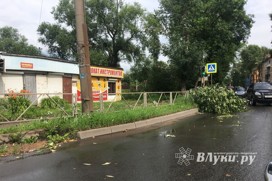 Гроза в Великих Луках не прошла бесследно (ФОТО)