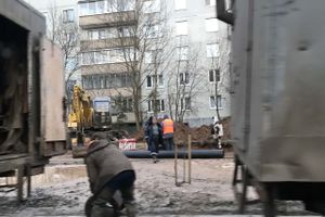 На улице Гражданской устраняют аварию в водоводе (ФОТО)