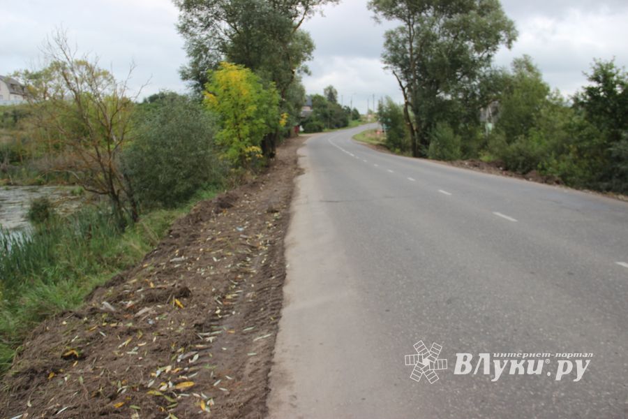 На Новосокольнической расширили и очистили обочину (ФОТО)