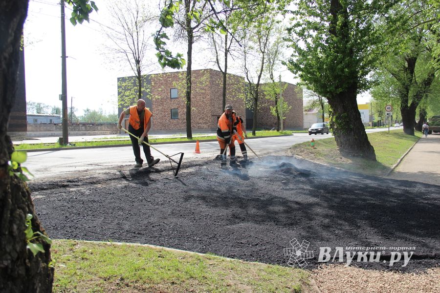 Вниманию автомобилистов-великолучан – дорожные работы (ФОТО)