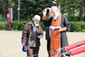 Шар, посвященный 850-летию города, поднялся над Великими Луками (ФОТО)