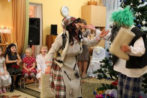 новый год в саду