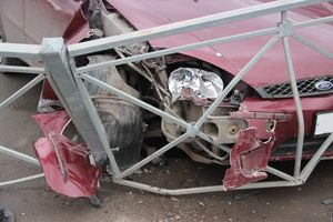 ДТП при въезде на путепровод (ФОТО)