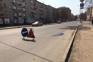 Следы аварии на пр. Октябрьском исчезли (ФОТО)