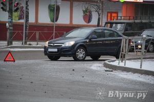 Фотофакт: ДТП на перекрестке Гагарина-Дьяконова