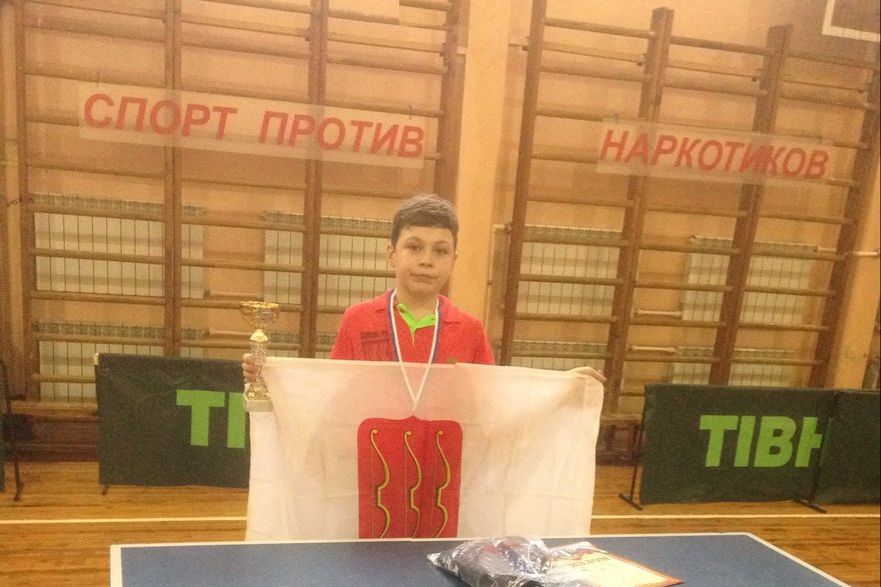 Великолучанин привез залото с турнира по настольному теннису (ФОТО)