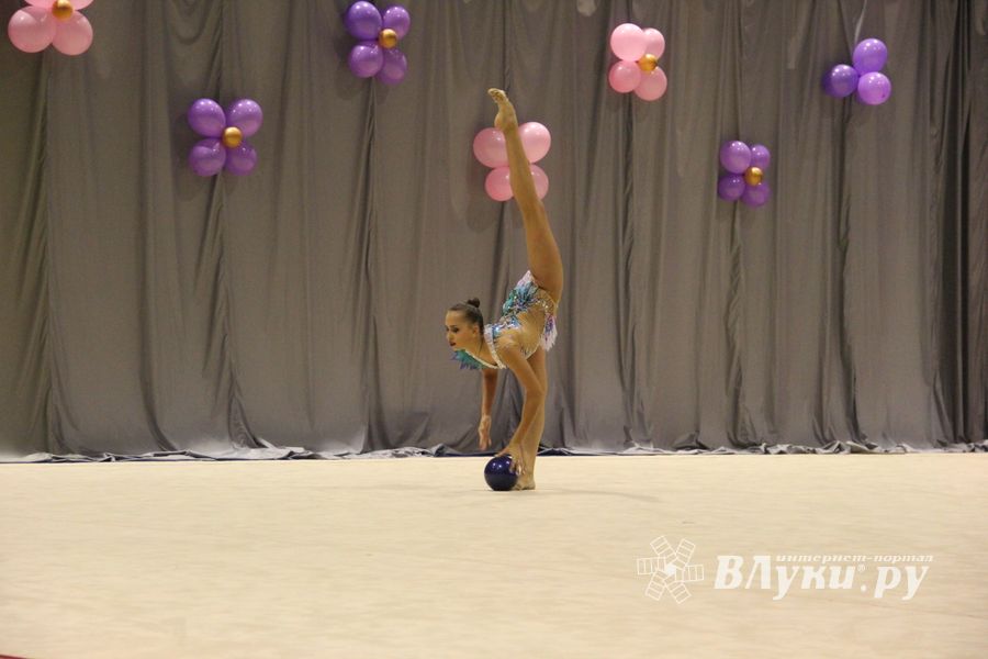 В Великих Луках завершился первый день соревнований Открытого Первенства города по художественной гимнастике (ФОТО) (0+))