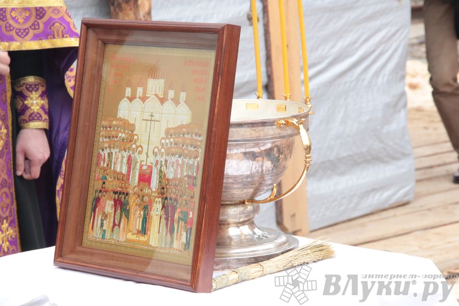 Освящение колоколов храма святителя Тихона