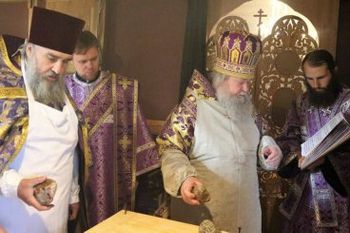 Епископ Сергий (Булатников) совершил освящение храма Казанской иконы Божией Матери села Шульги (фото)