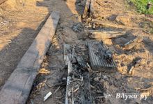 На Великолукской крепости идёт ремонт дорожек (ФОТО)