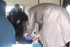 В Великих Луках тушили поезд (ФОТО)