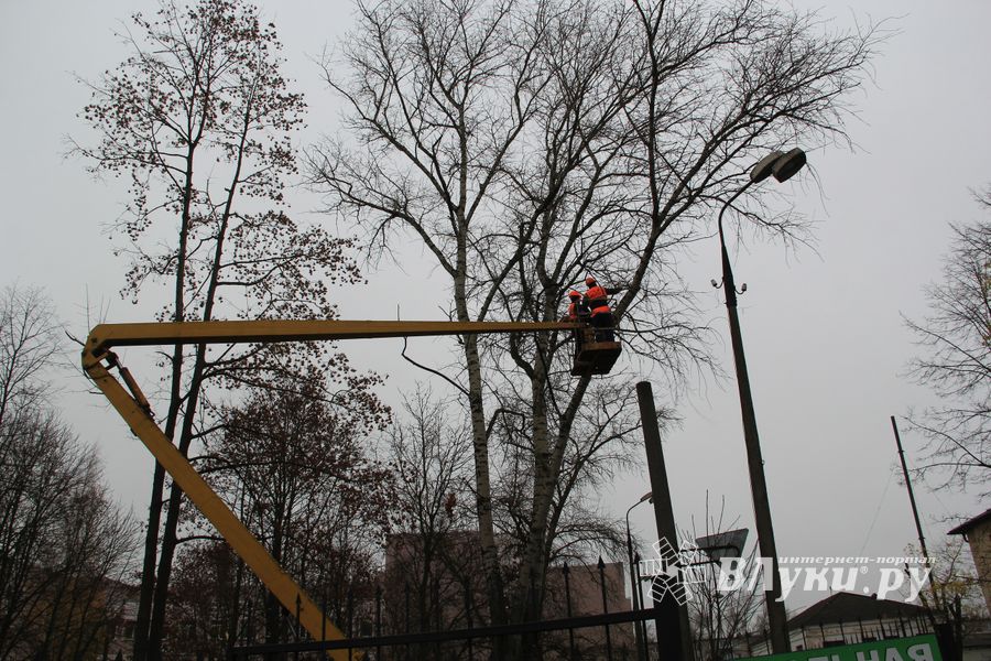 Возле железнодорожной больницы облагораживают сквер (ФОТО)