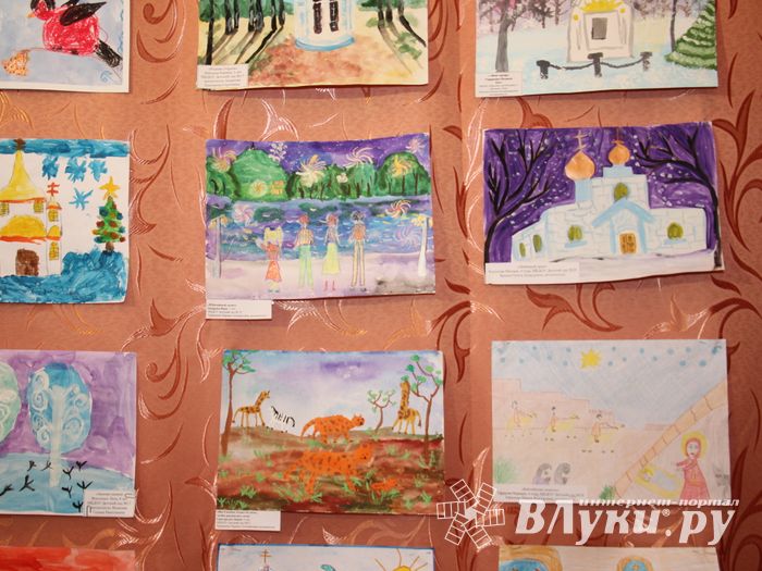 «Красота Божьего мира» в рисунках дошколят Великих Лук (ФОТО)