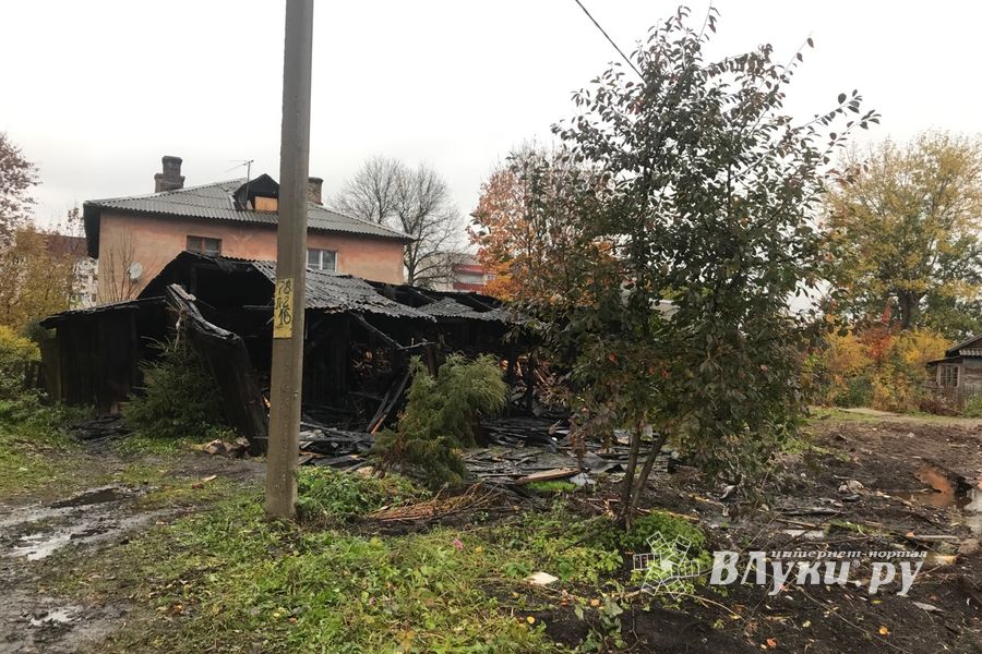 В результате поджога в Великих Луках пострадал 1 человек (ФОТО)