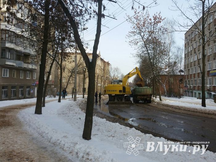 Улица Ставского перекрыта (ФОТО)