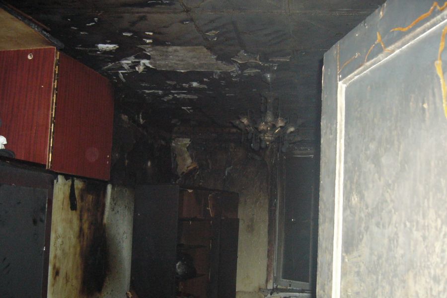 В Великих Луках горела квартира (фото)