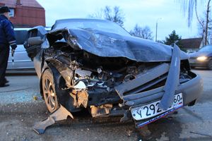 В Великих Луках произошла авария (фото)